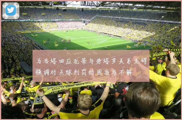 马洛塔回应孔蒂与劳塔罗关系无碍强调对点球判罚的困惑与不解
